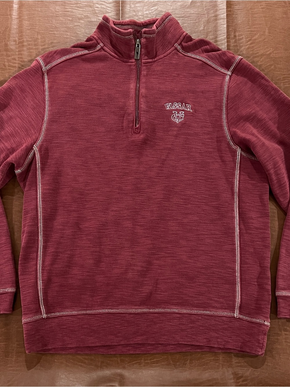Tommy Bahama Vassar Men’s College 1/4 Zip Sweater - Size Small